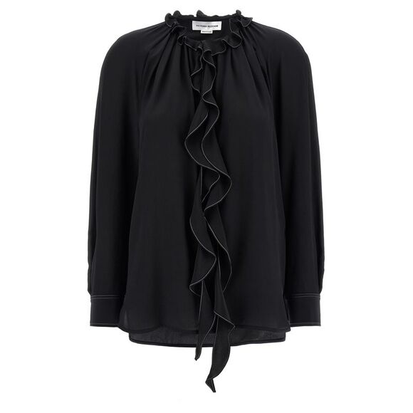 Victoria Beckham Tops - Victoria Beckham Women's Ruffle Blouse